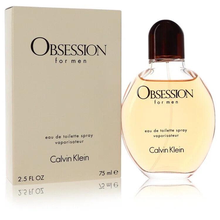 Calvin Klein Obsession Edt Cologne Men Choose Your Choice 2.5 oz Eau De Toilette Spray