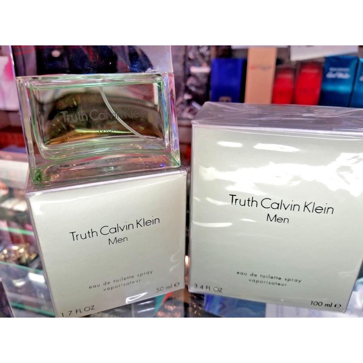 Truth by Calvin Klein 3.4 oz 100 ml or 1.7 oz 50 ml Edt Spray Box