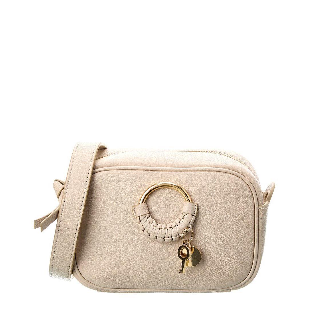 Chloé See By Chlo Hana Mini Leather Crossbody Women`s Beige