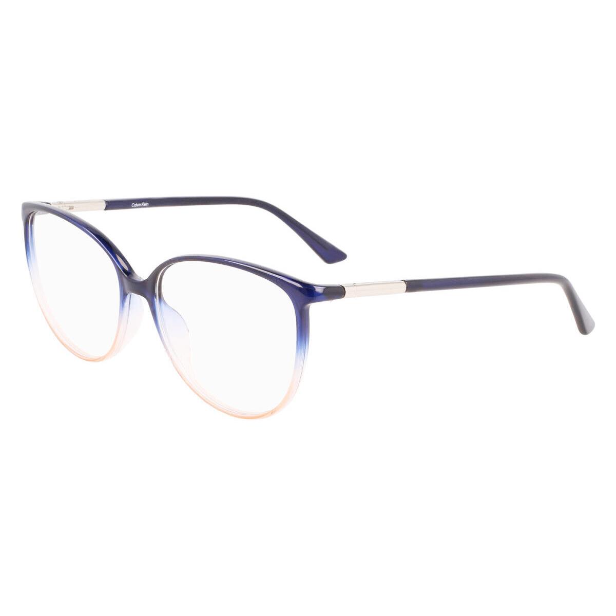 Calvin Klein CK21521 Eyeglasses Women Blue Butterfly 56mm