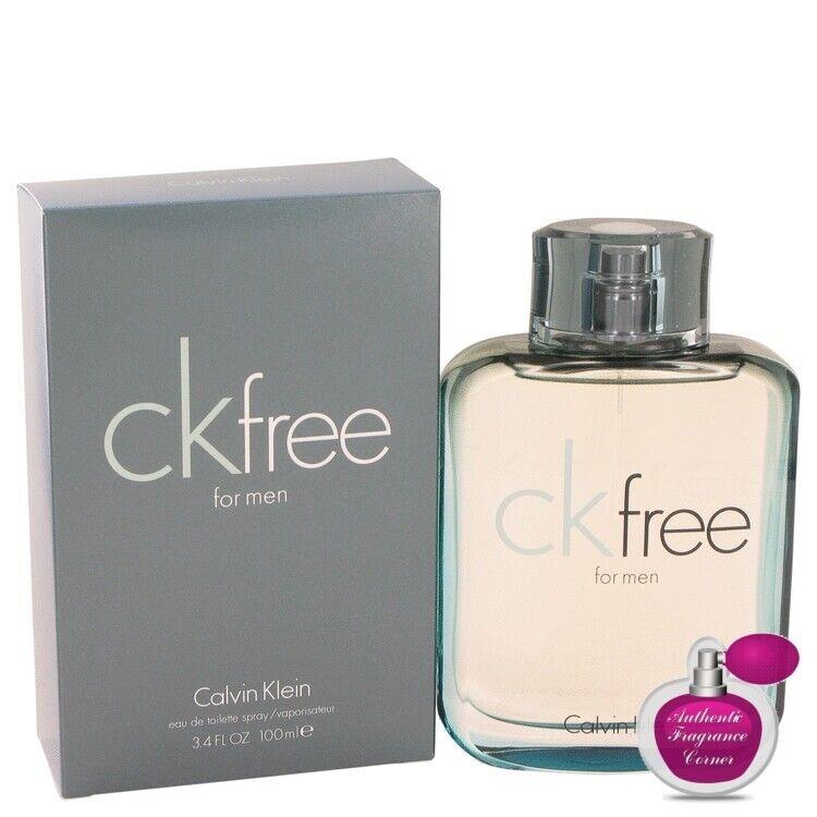 CK Free by Calvin Klein 3.4 oz 100 ml Edt Spray For Men