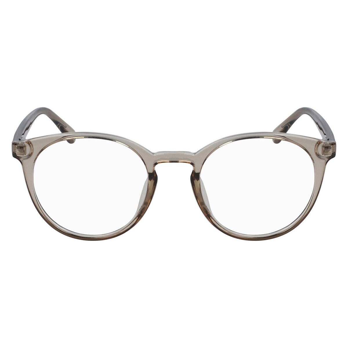 Calvin Klein CK20527 Eyeglasses Unisex Crystal Beige Round 49