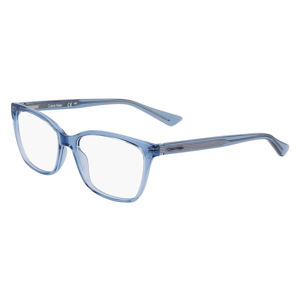 Calvin Klein CK23516 Eyeglasses Women Blue Square 52mm