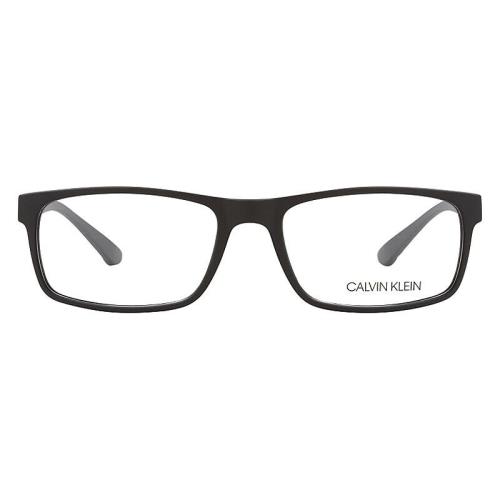 Calvin Klein CK19569 Eyeglasses Men Matte Black Rectangle 55