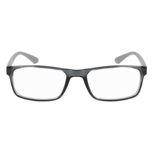 Calvin Klein CK19569 Eyeglasses Men Smoke Rectangle 55mm