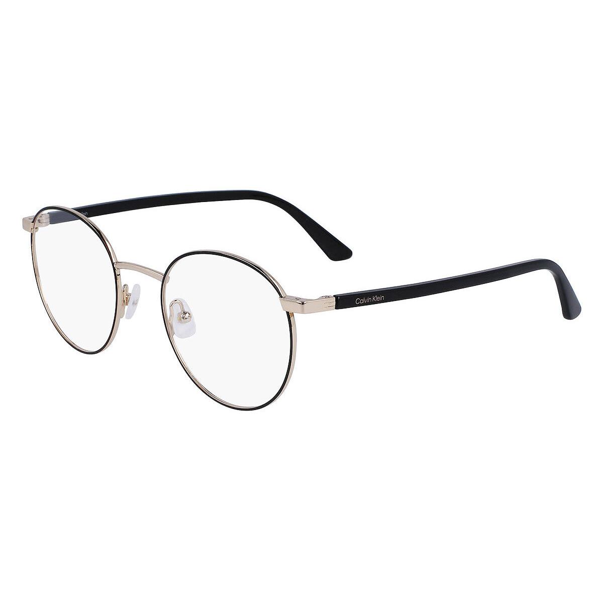 Calvin Klein CK23106 Eyeglasses Unisex Black Round 49mm