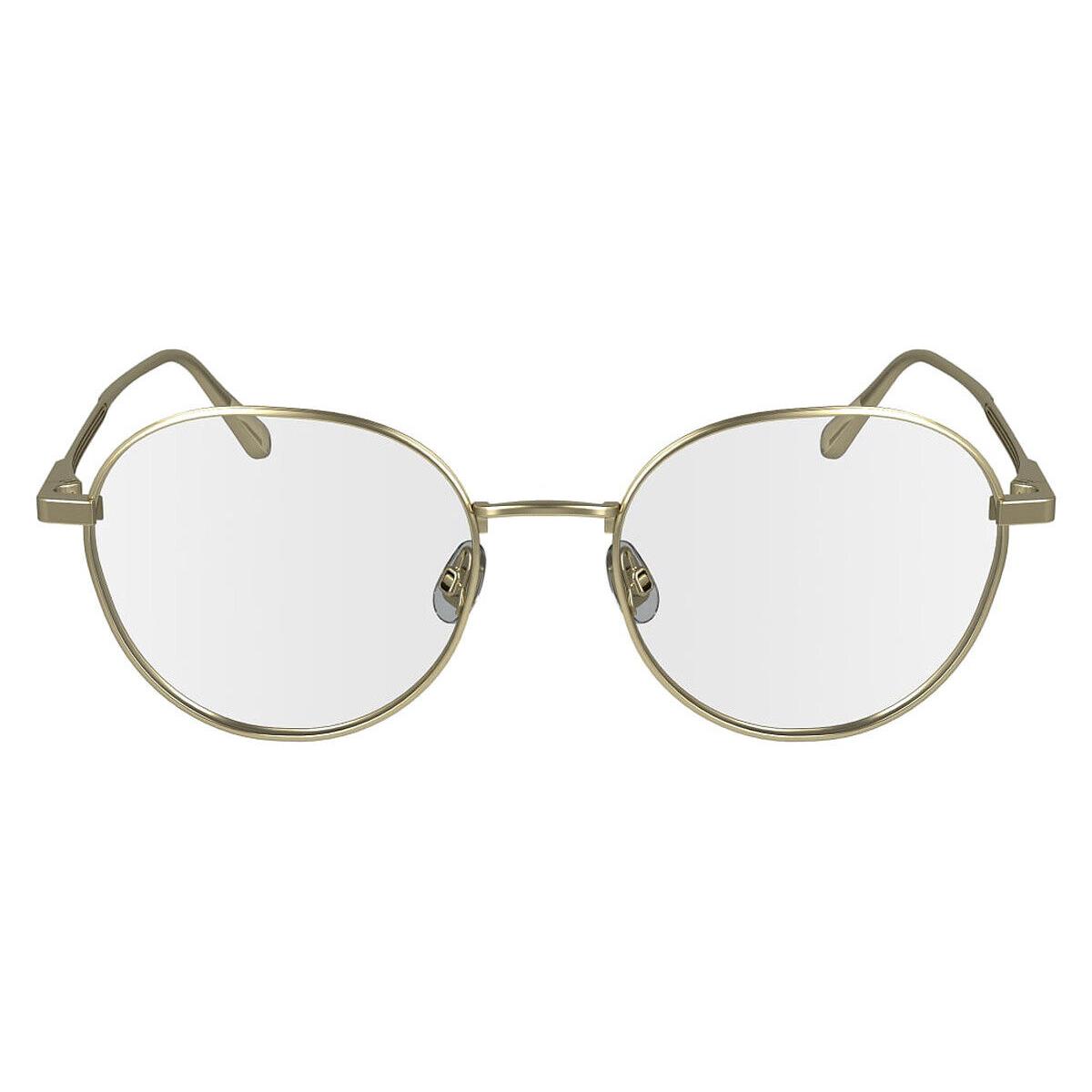 Calvin Klein CK24101 Eyeglasses Unisex Matte Gold 49mm