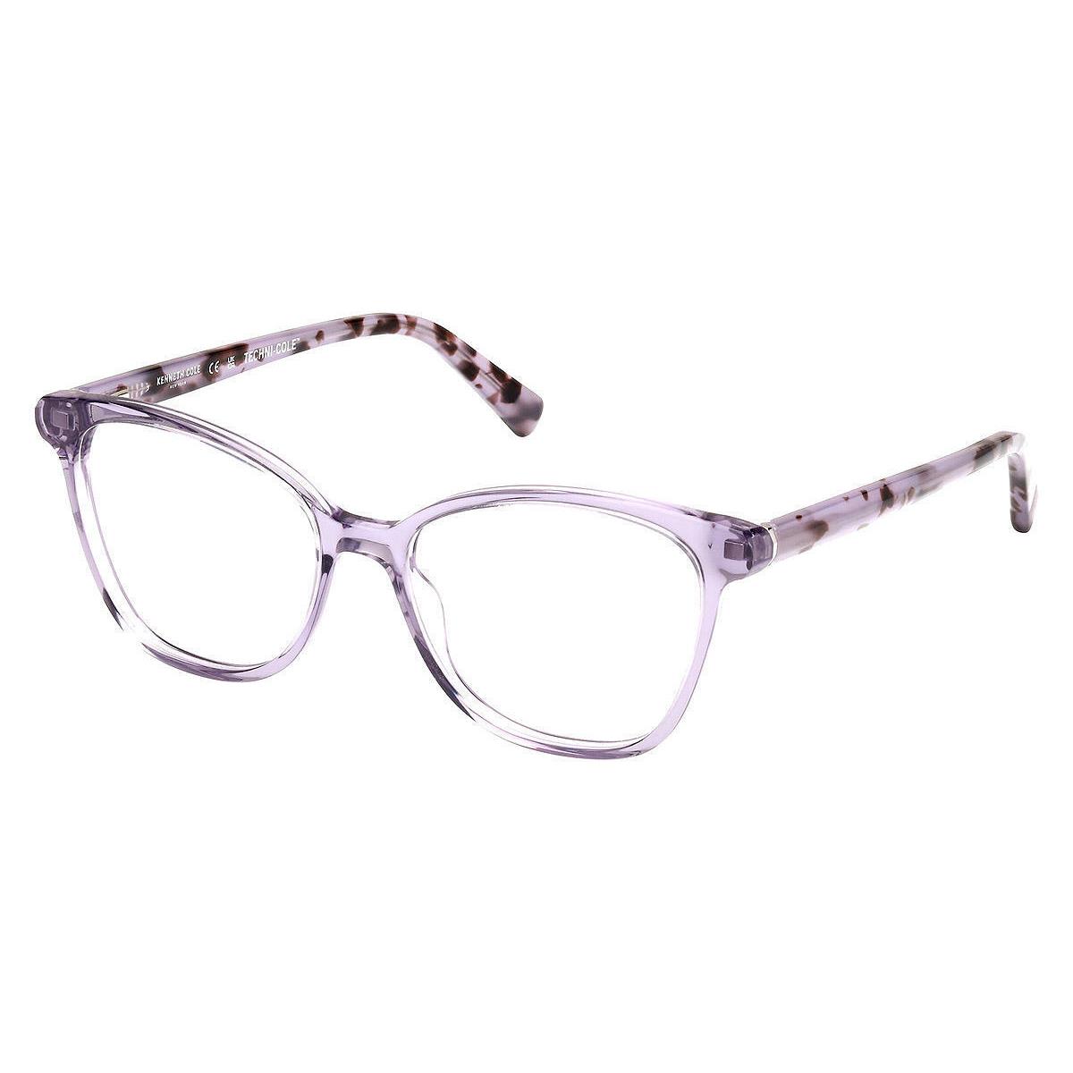 New Kenneth Cole New York KC-0327 081 Crystal Violet Eyeglasses 53/16/140