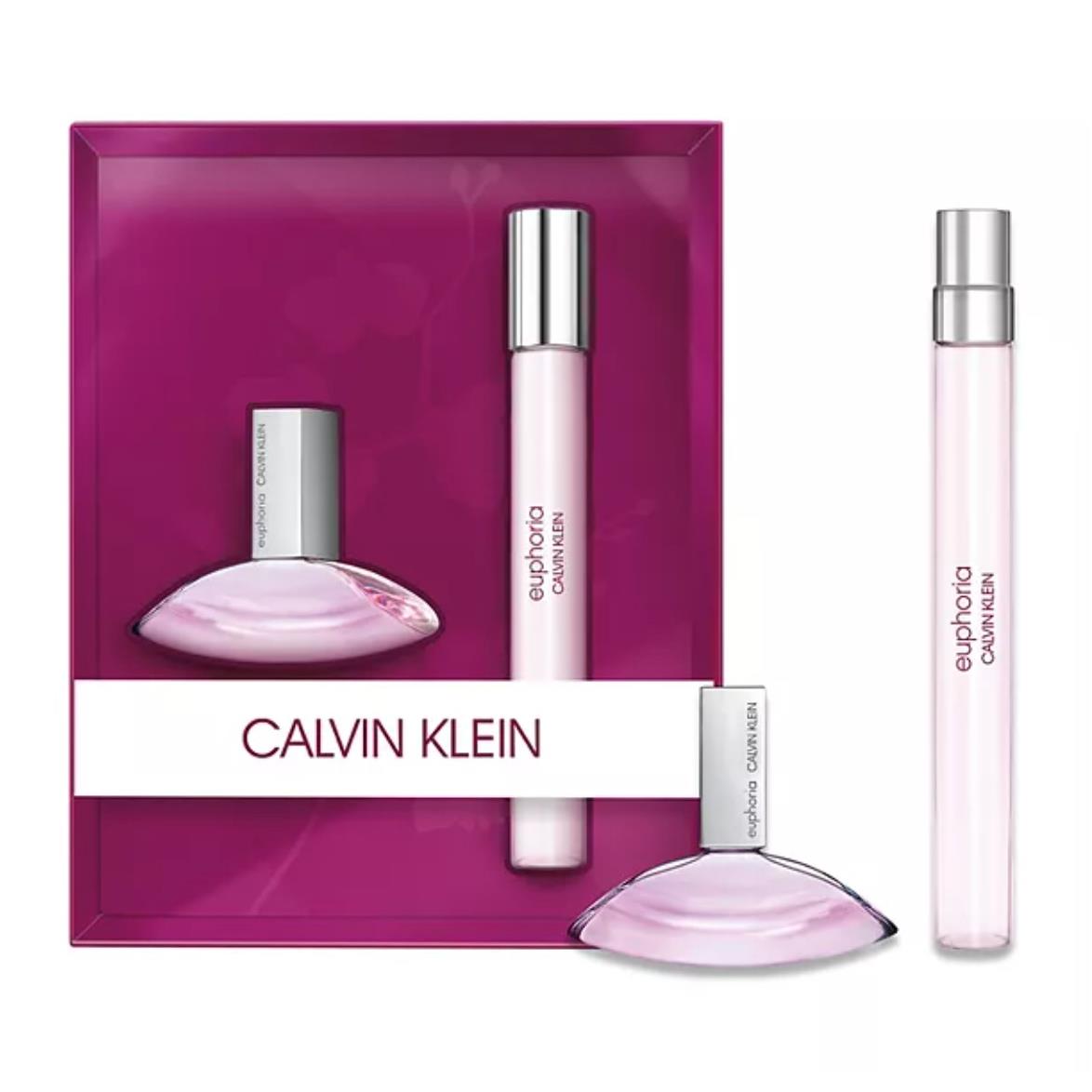 CK Calvin Klein Euphoria 2 PC Mini Gift Set Edp Spray For Women