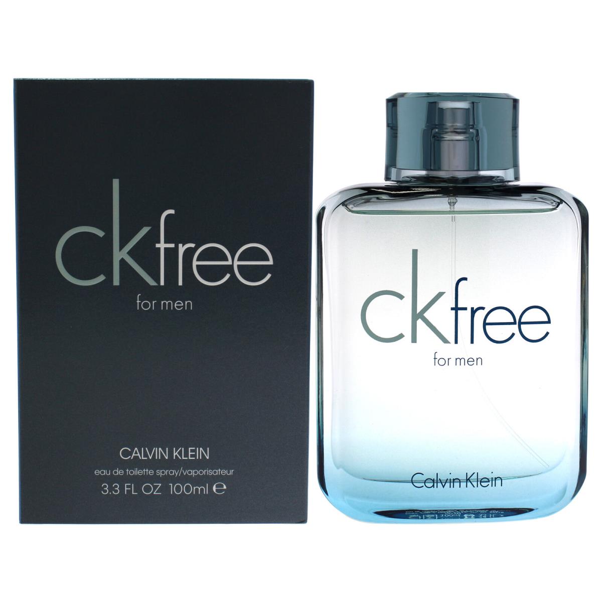 Pack of 2 CK Free by Calvin Klein For Men - 3.3 oz Edt Spray