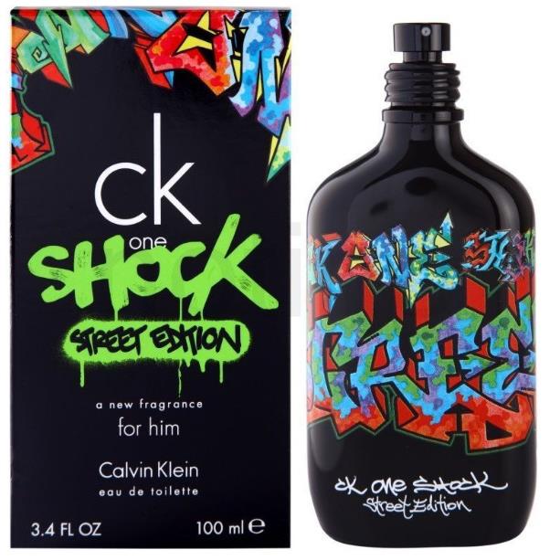 Ck One Shock Street Edition Him Calvin Klein 3.4oz / 100ml Eau de Toilette Spray