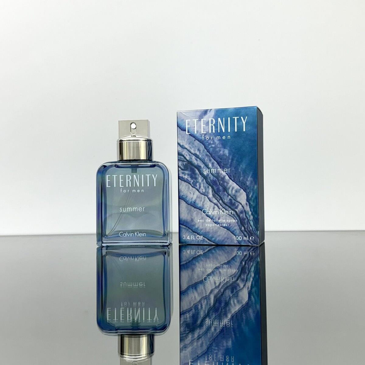 Eternity Summer 2013 by Calvin Klein For Men 3.4oz-100ml Edt Spr Lrg Size BL27