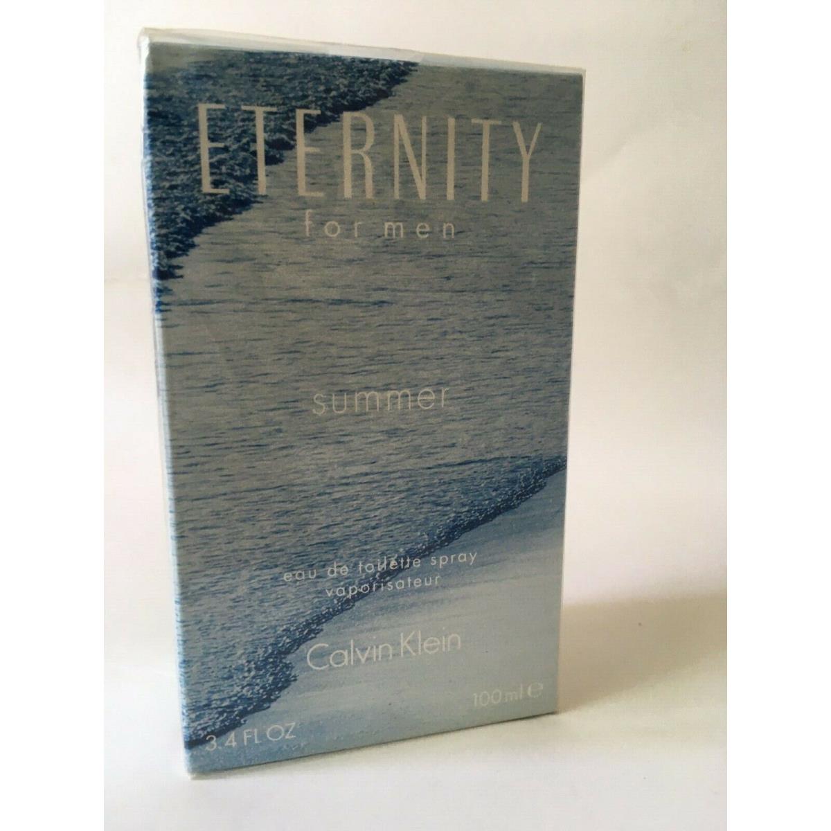 Calvin Klein Eternity Summer 2010 3.4oz Edt Spray Men