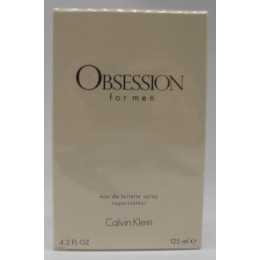 Obsession by Calvin Klein 4.2oz Eau De Toilette Spray For Men