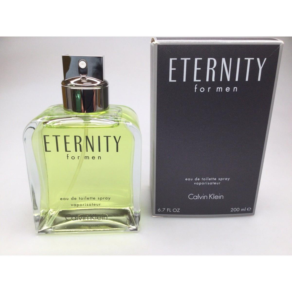 Calvin Klein Eternity For Men 6.7 Oz 200 Ml Eau Toilette Cologne Spray