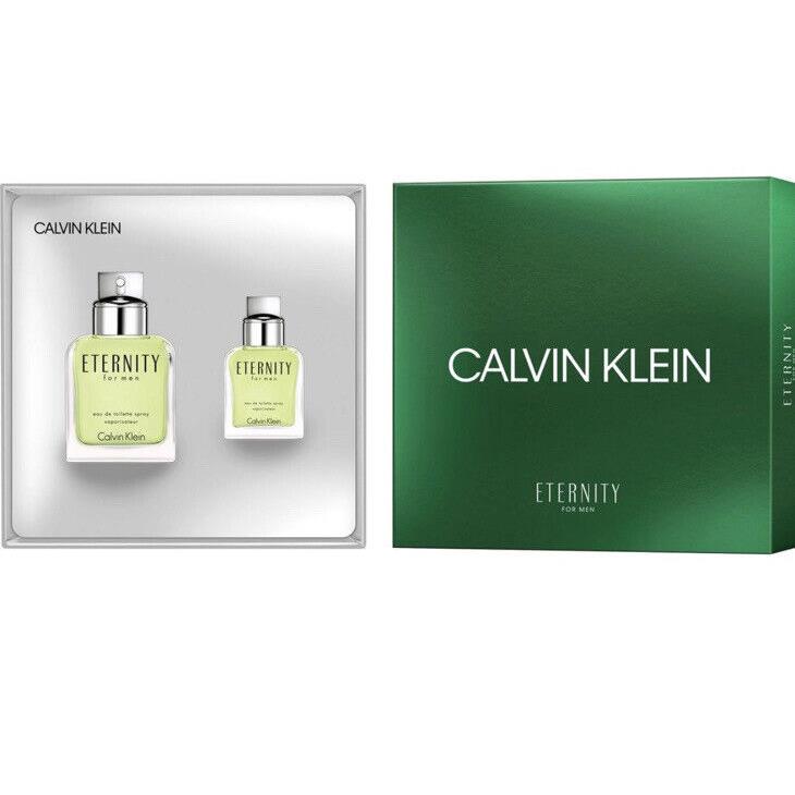 Eternity By Calvin Klein 2pc Gift Set with 3.4+1oz Edt Spray