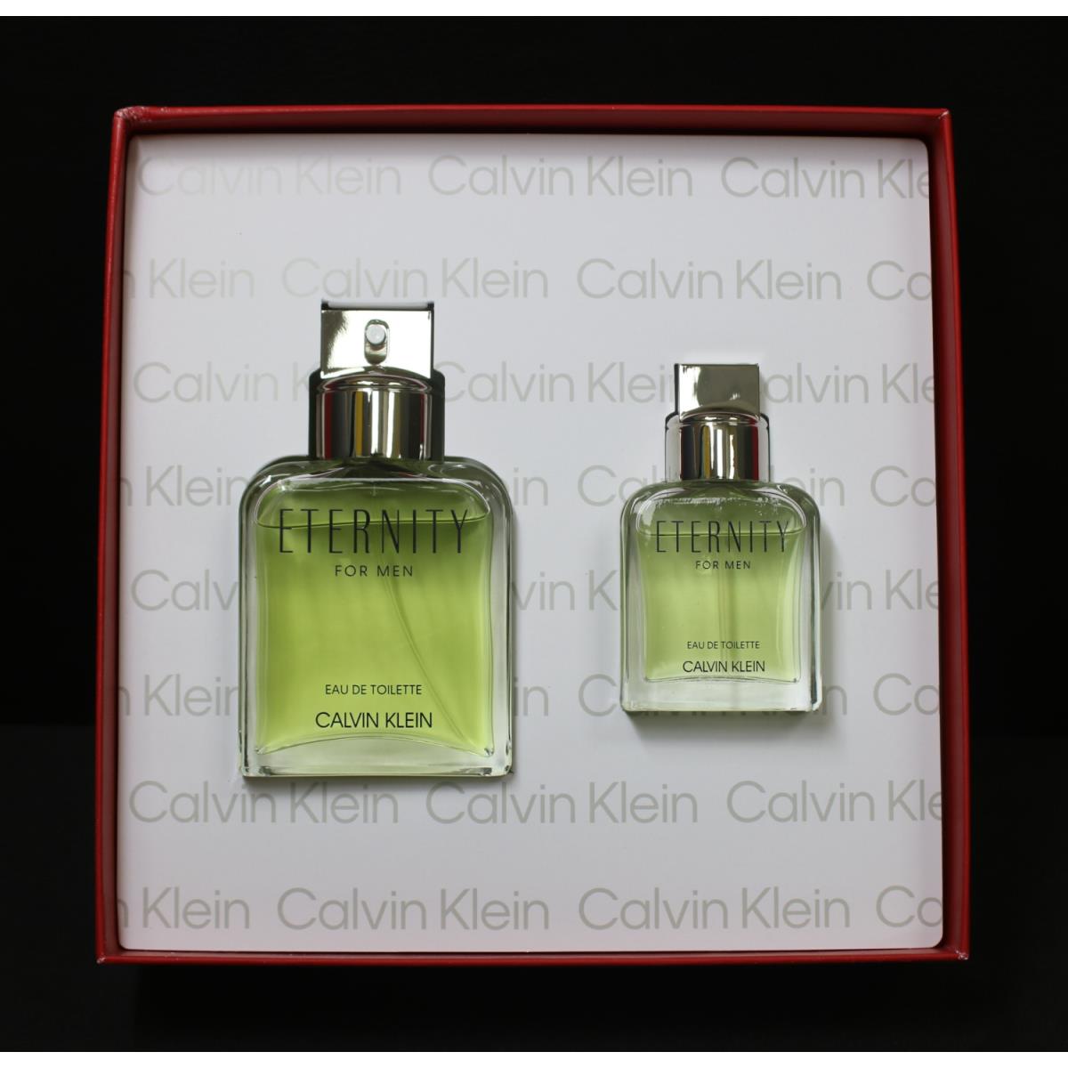 Eternity Cologne by Calvin Klein 2 Pc Gift Set Eau De Parfum 10