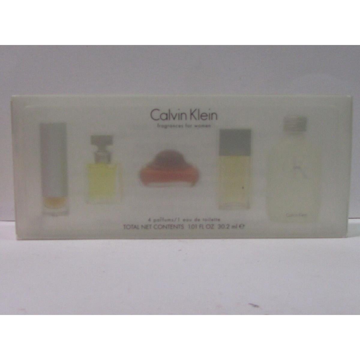 Calvin Klein Fragrances Women 5 Pieces Set Mini Size Vintage Version