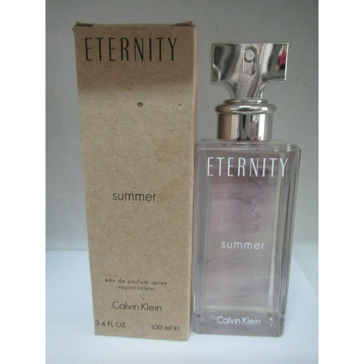 Eternity Summer 2010 by Calvin Klein Edp Spray 3.4 Oz For Women TT