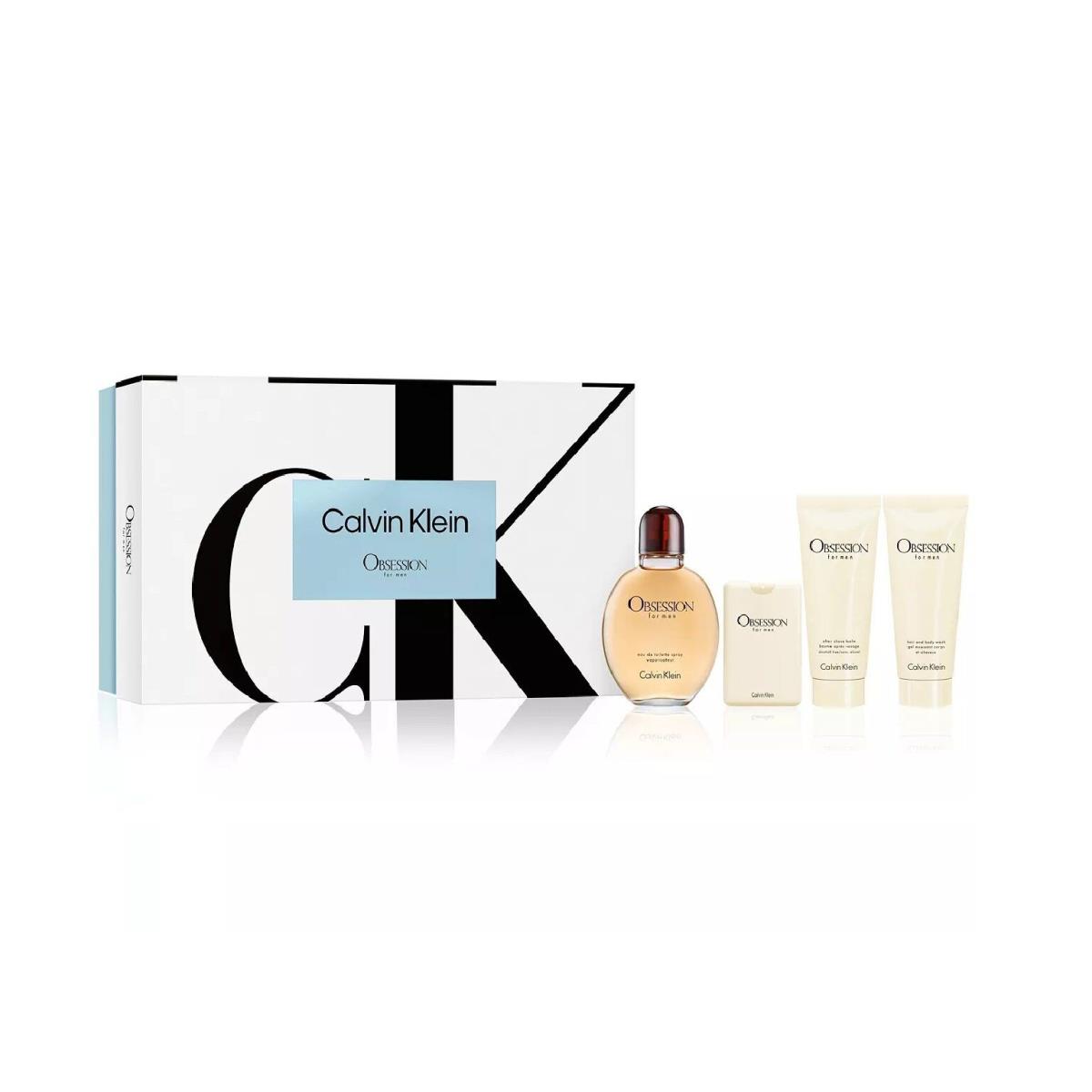 Calvin Klein Obsession For Men 4 Piece Gift Set