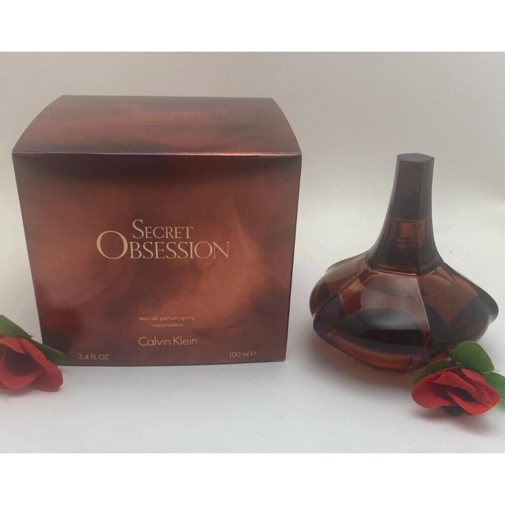 Obsession Secret by Calvin Klein For Women 3.3 / 3.4 oz / 100 ml Edp NO Plasic