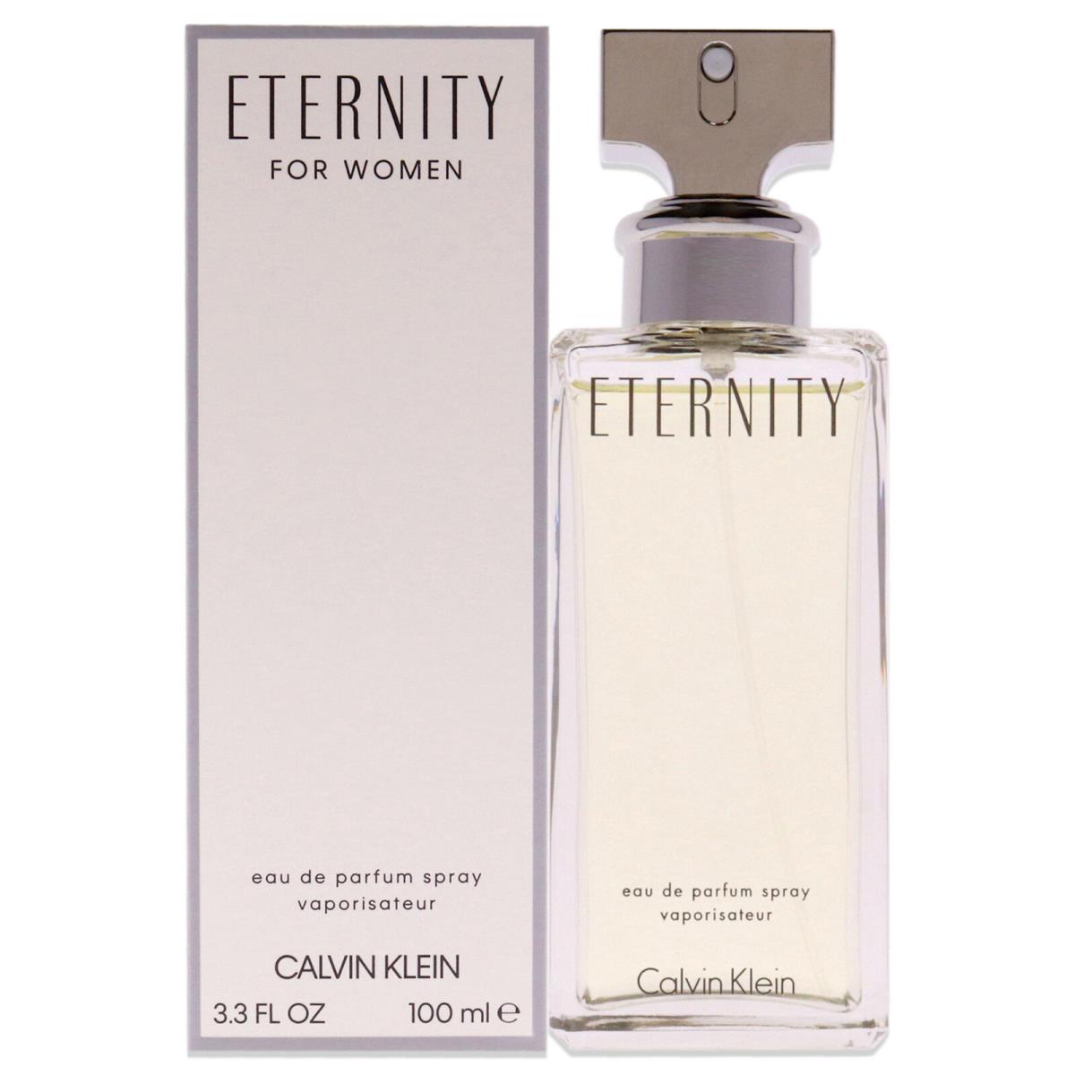 3 Pack Eternity by Calvin Klein For Women - 3.3 oz Edp Spray