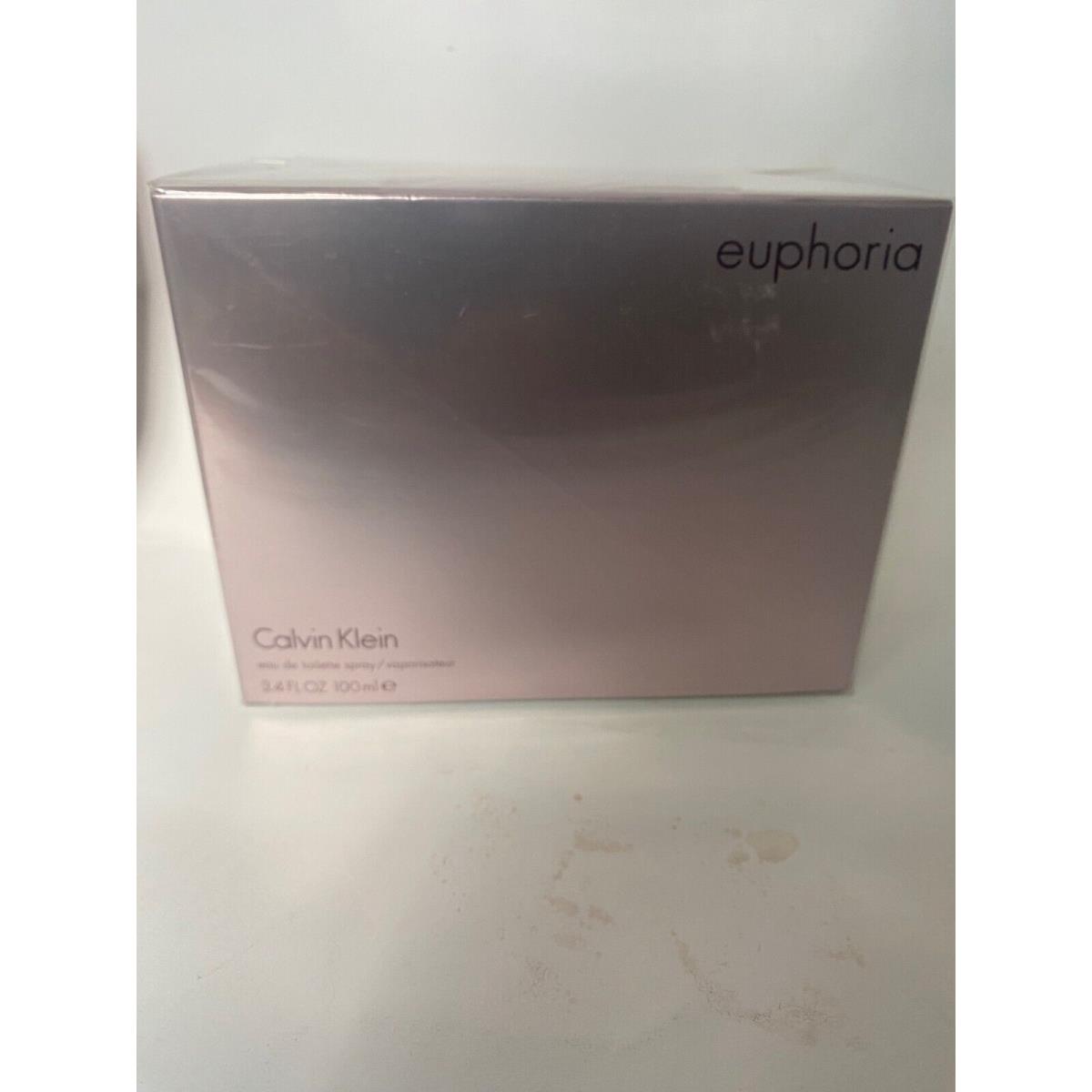 Calvin Klein Euphoria 3.4oz Edt Spray For Women Rare