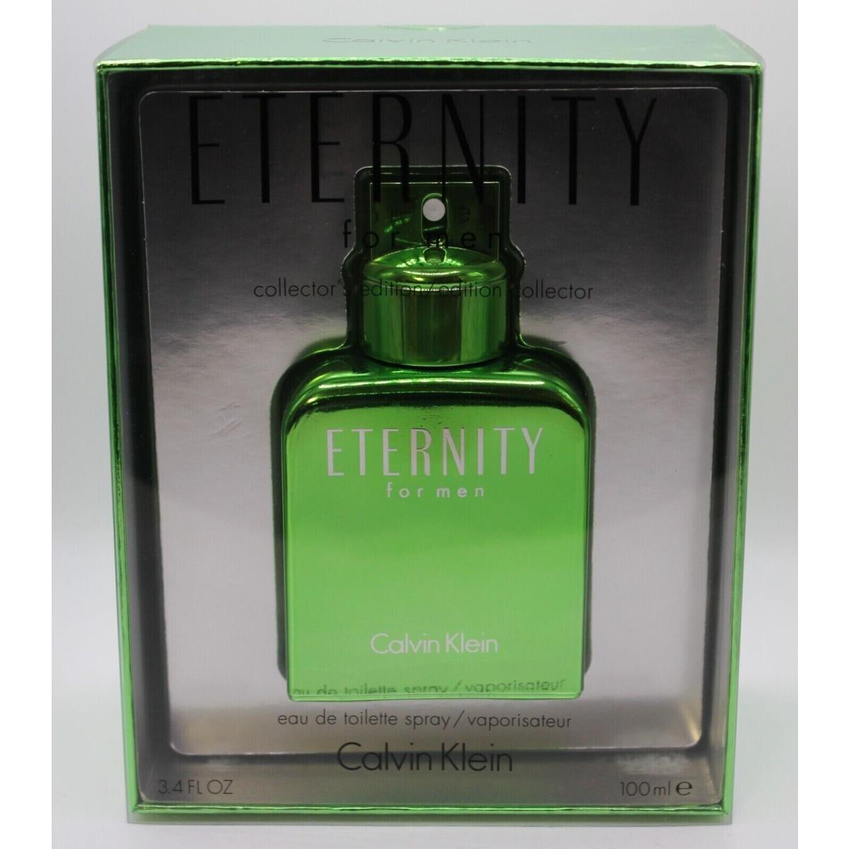 Eternity For Men Collector`s Edition By Calvin Klein 3.4 Oz Edt Spray For Men