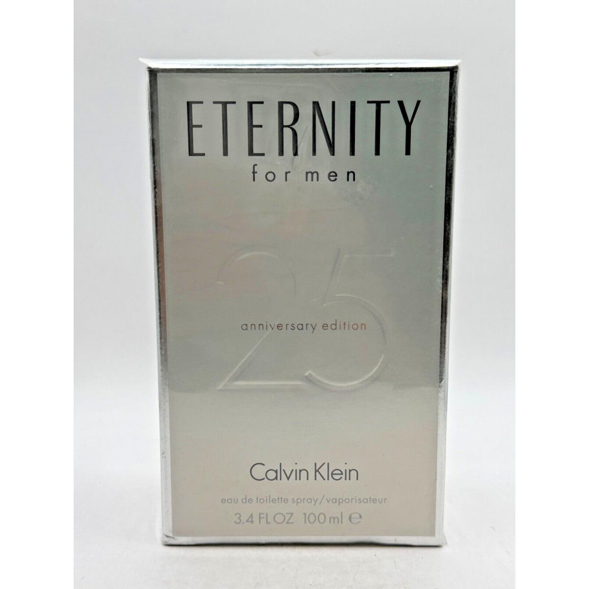 Eternity 25ANNIVERSARY Edition BY Calvin Klein 100ML Edt Spray W/box