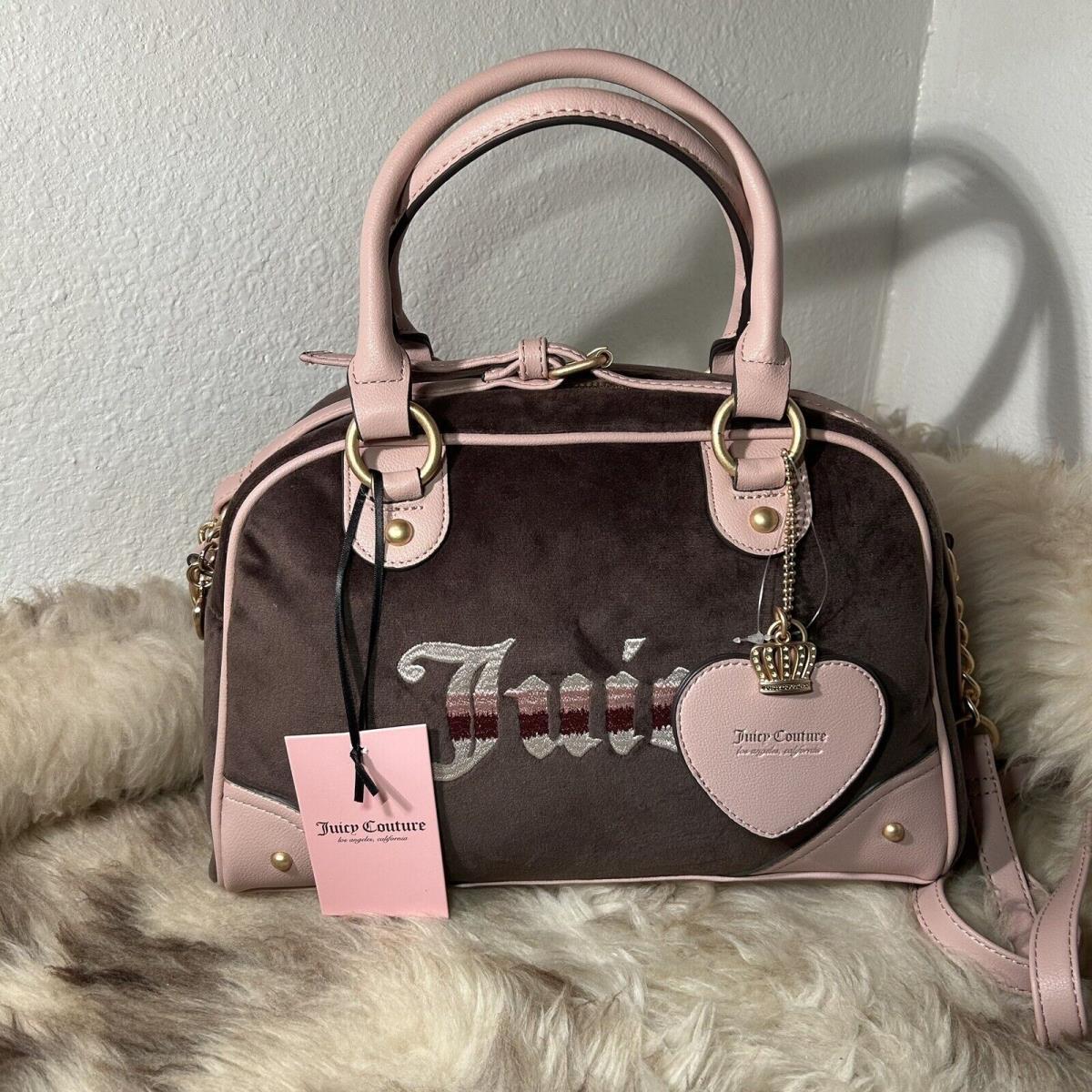 Juicy Couture Retro Vibe Satchel / Crossbody - Chocolate