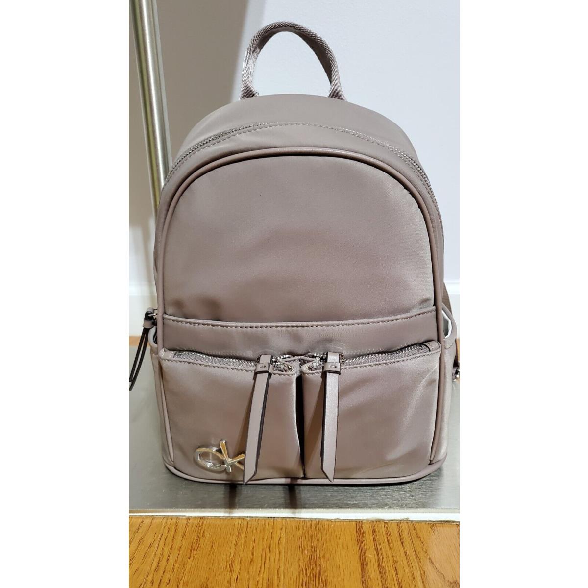 Calvin Klein Rainey Nylon Cocoa / Silver Backpack