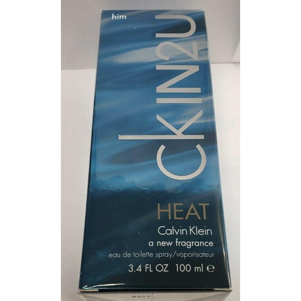 CK IN2U Heat BY Calvin Klein Men 3.4 oz / 100 ml Edt Spray