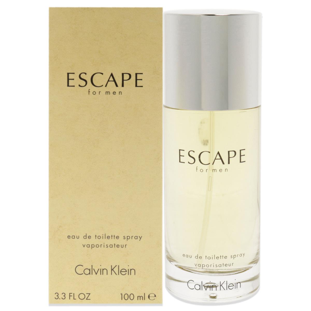 2 Pack Escape by Calvin Klein For Men - 3.3 oz Edt Spray