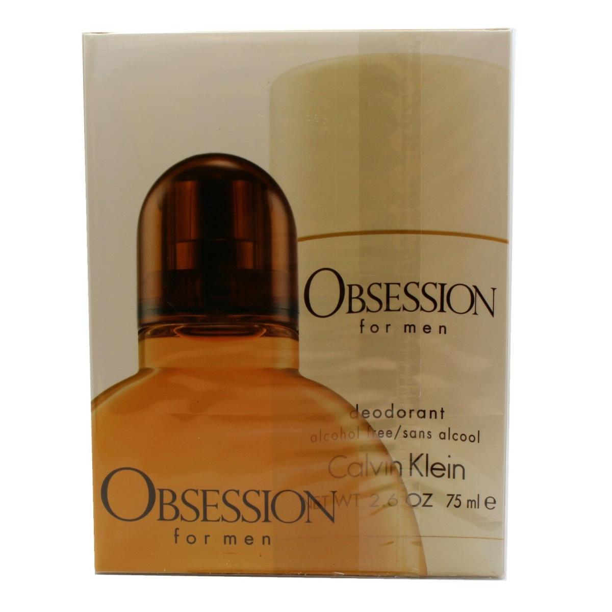 Calvin Klein Obsession For Men 2PC Gift Set with Eau DE Toilette Spray 125ML