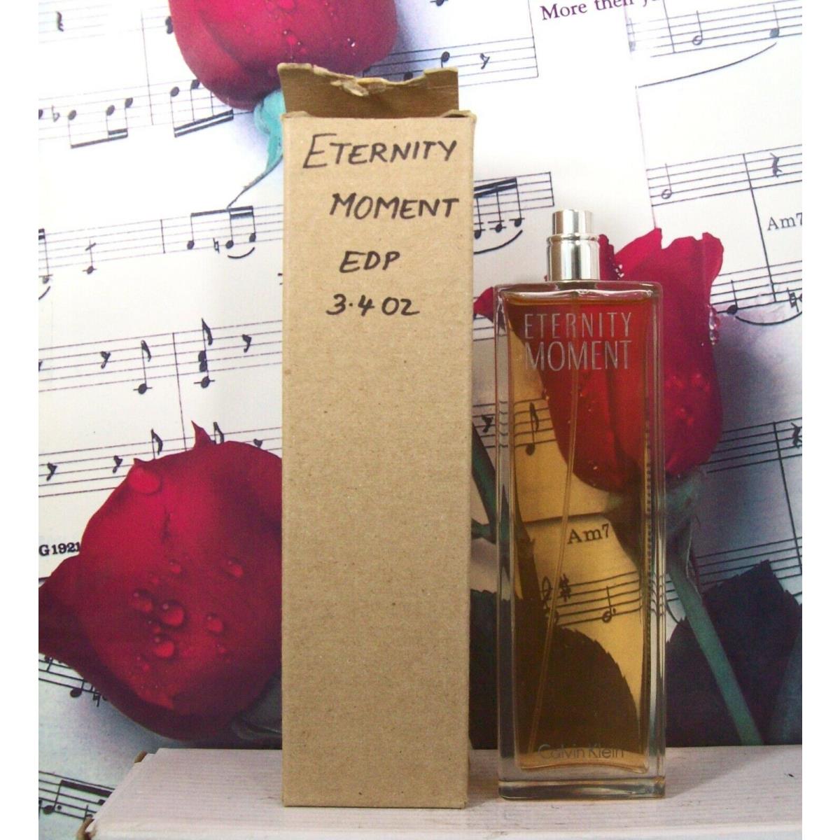 Calvin Klein Eternity Moment Edp Spray 3.4 Fl. Oz. Ntwb