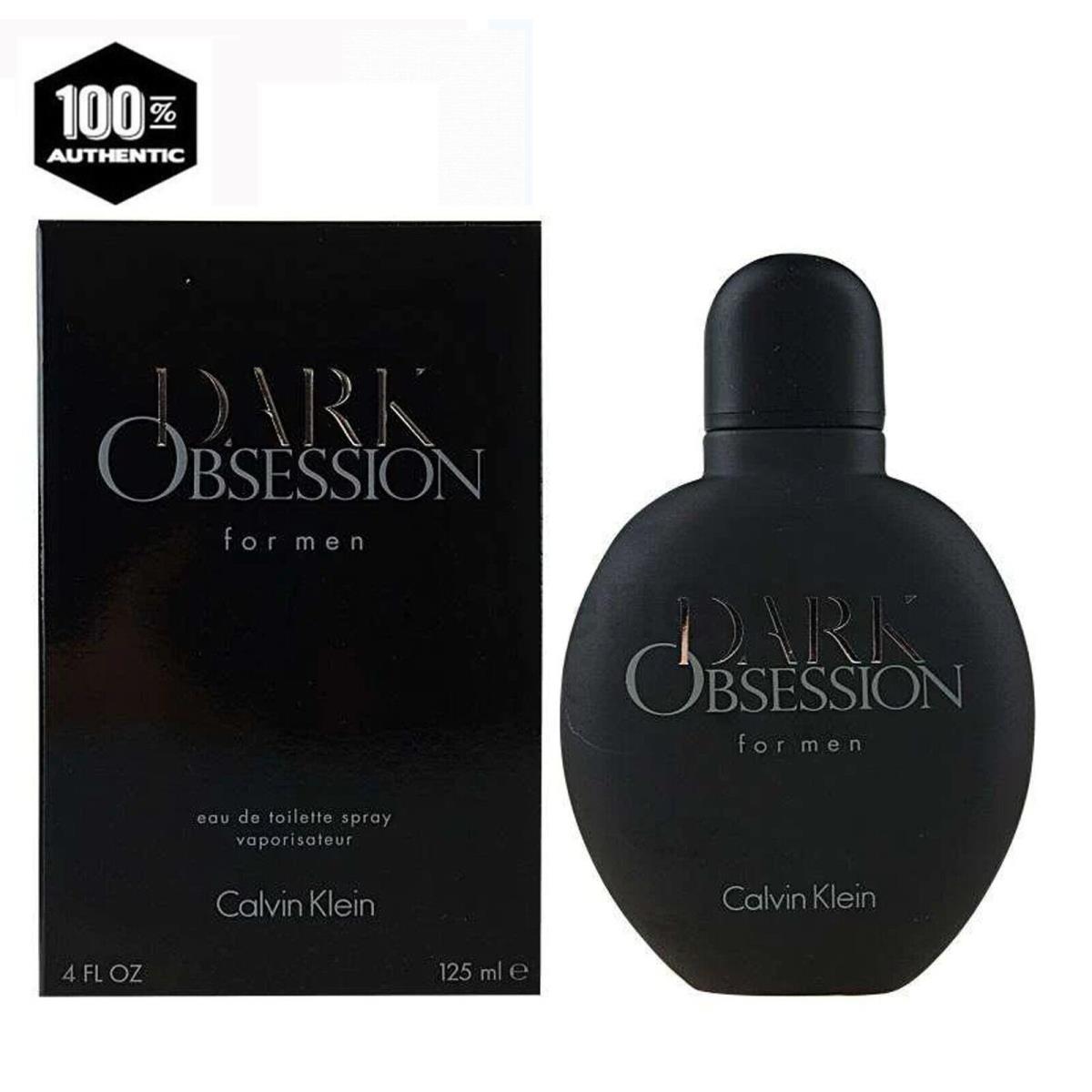 Calvin Klein Dark Obsession Cologne For Men 4.2 oz / 125 ml Edt Spray