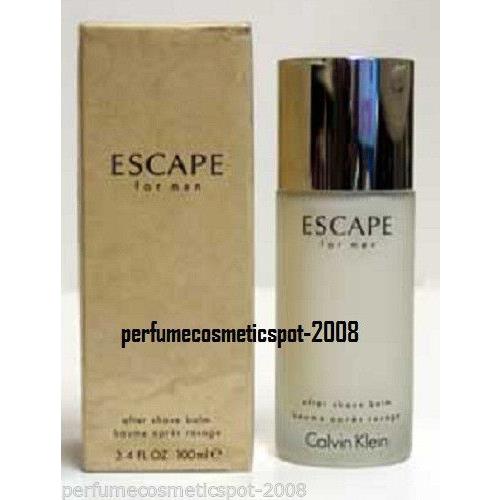 Escape by Calvin Klein 3.4 OZ / 100 ML After Shave Balm IN Glass Bottle