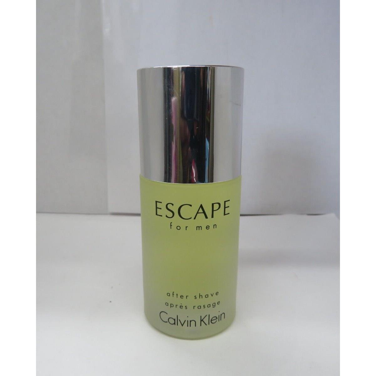 Calvin Klein Escape For Men After Shave Splash 1.7 oz/50 ml TT Rare