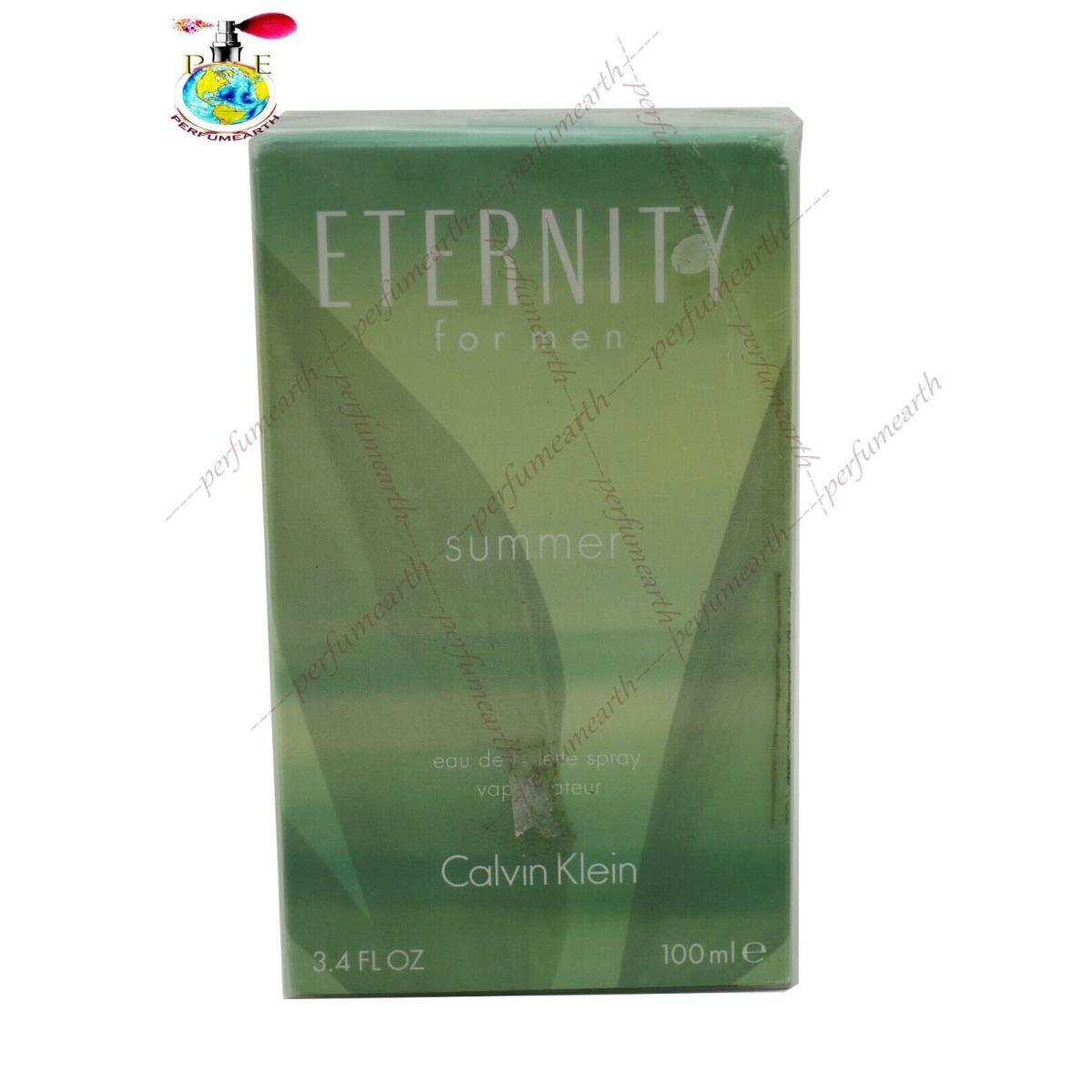 Eternity Summer 2009 By Calvin Klein 3.3/3.4oz. Edt Spray For Men