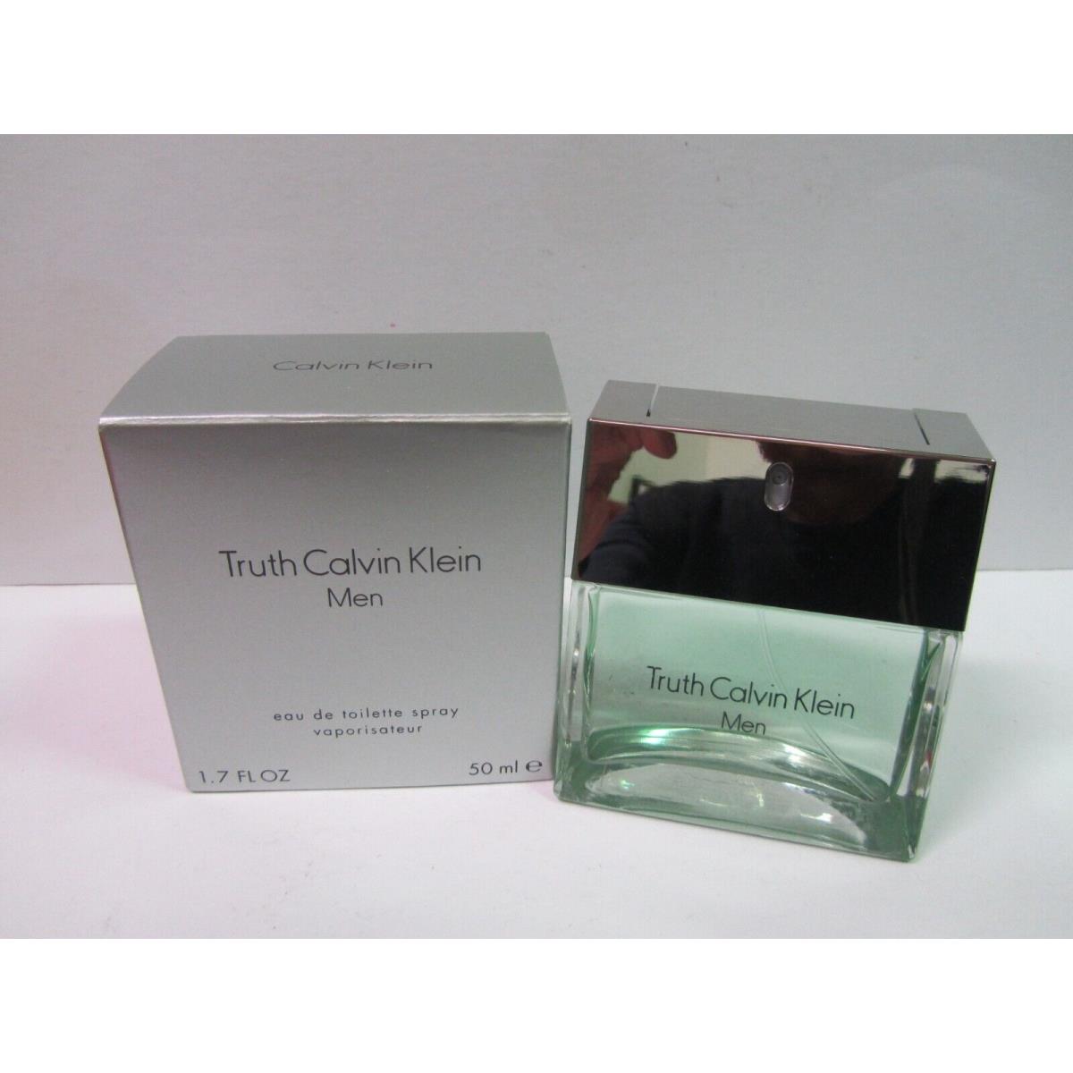 Truth by Calvin Klein For Men 1.7 oz Eau de Toilette Spray Vintage Rare