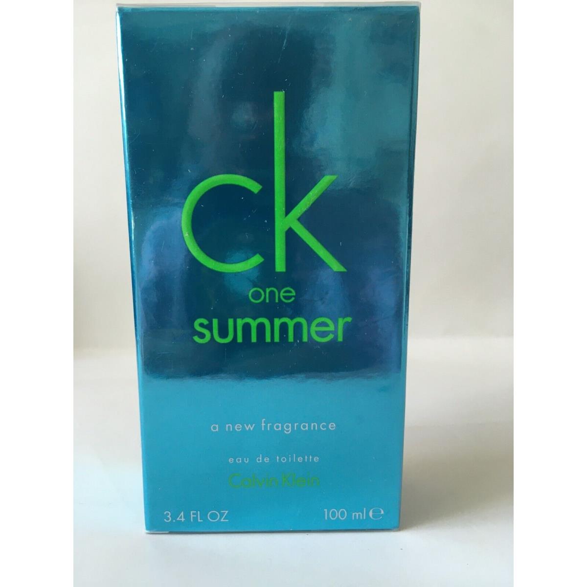 CK One Summer 2013 by Calvin Klein 3.4oz Edt Spray For Unisex