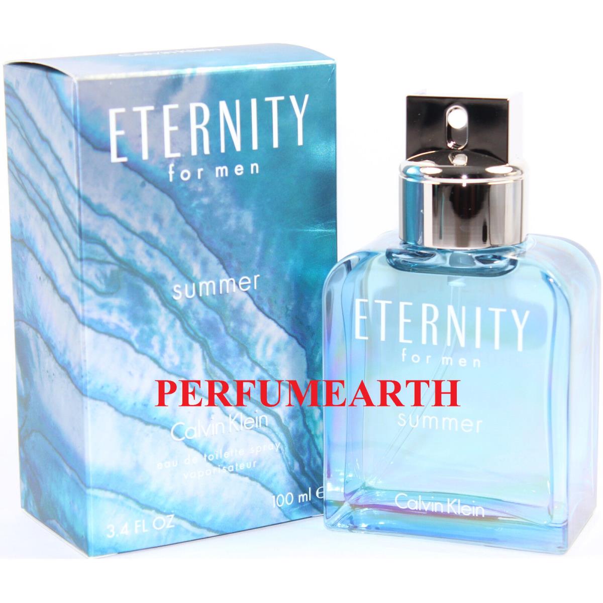 Eternity Summer 2013 3.3 / 3.4 OZ Edt Spray For Men BY Calvin Klein IN A Box