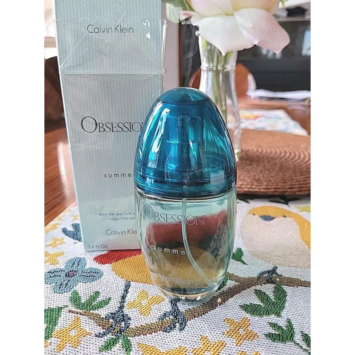 Obsession Summer By Calvin Klein Eue De Perfum Spray 3.4 Oz Women`s