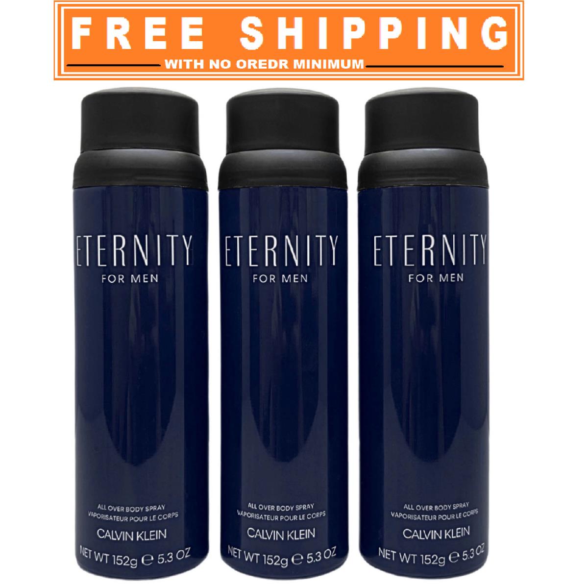 Calvin Klein Eternity For Men Spray 5.4 fl oz 3 pk