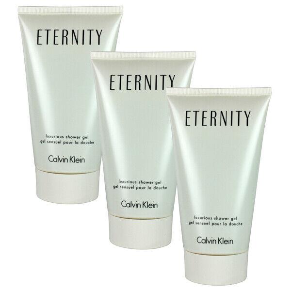 Eternity by Calvin Klein For Women Combo Pack: Shower Gel 15oz 3x 5oz