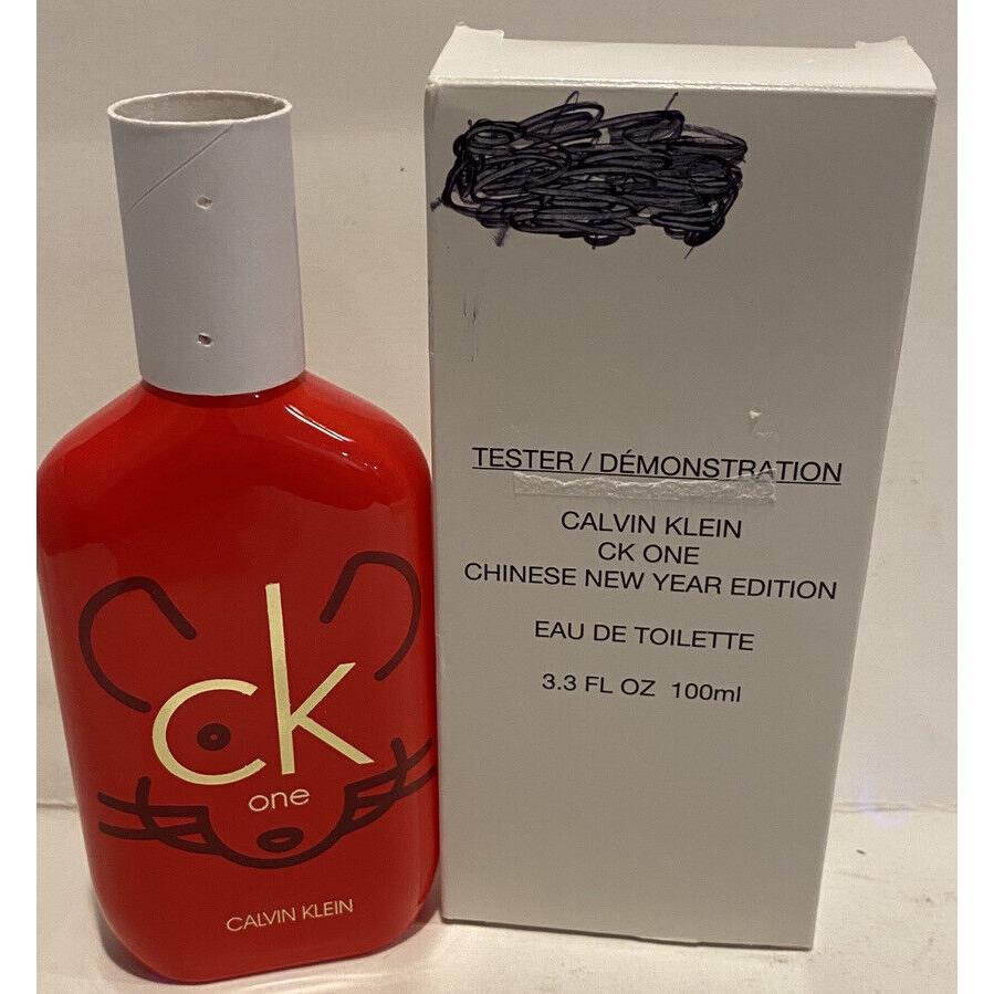 Calvin Klein CK One Chinese Year Collector s Edition 3.3oz Edt Spray In Tester Box