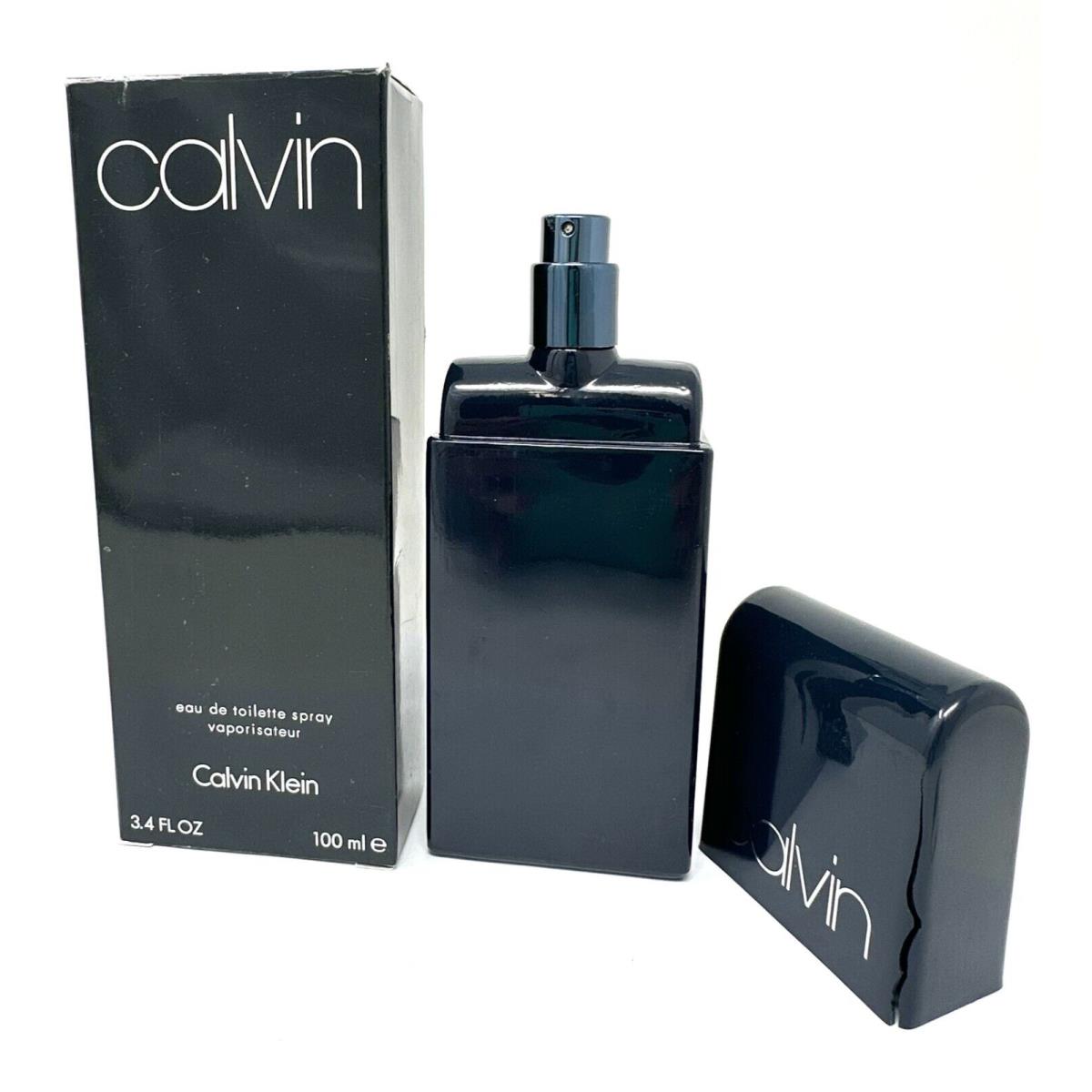 Calvin by Calvin Klein For Men 3.4 oz Edt Spray Damaged Cap