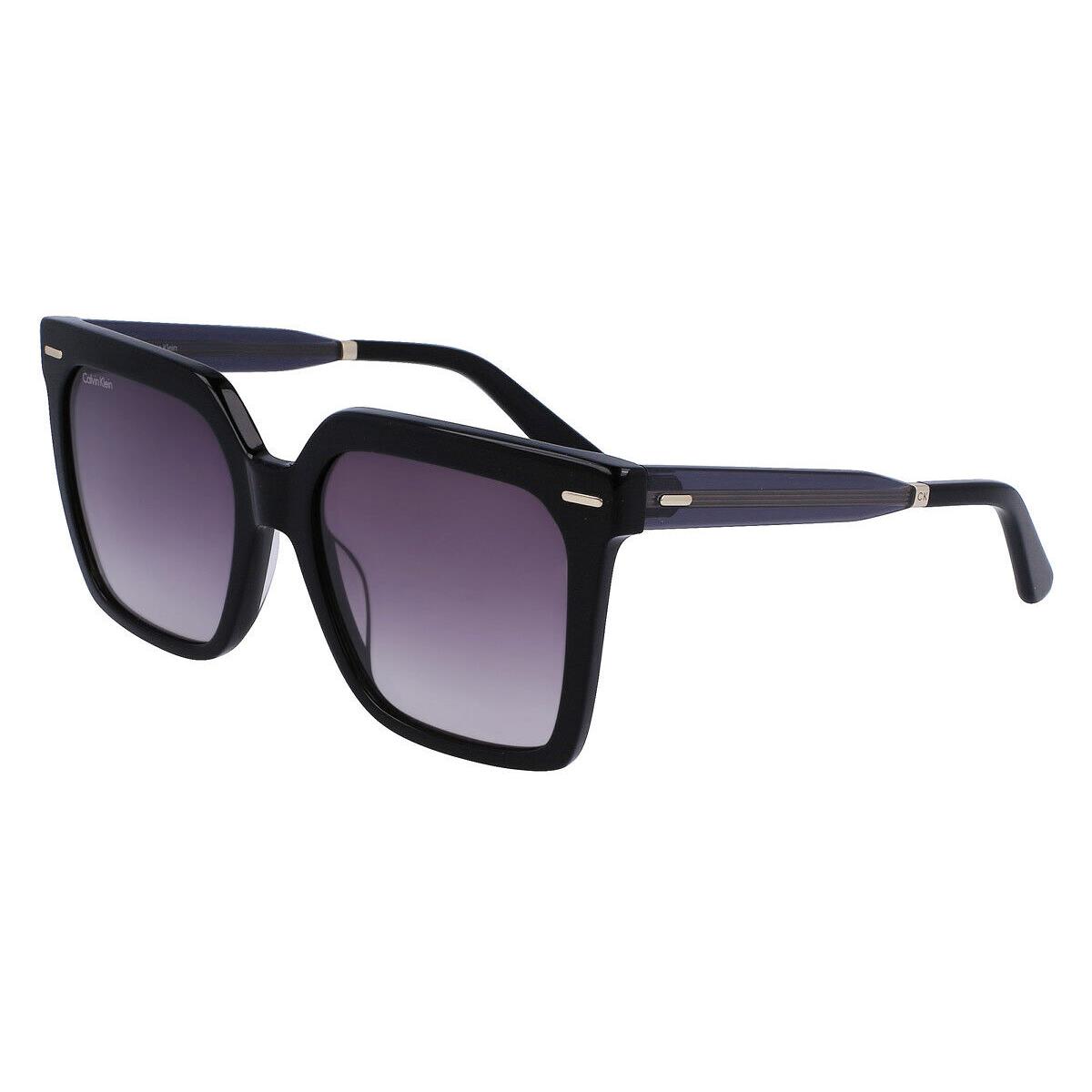 Calvin Klein CK22534S Sunglasses Women Black Butterfly 55mm