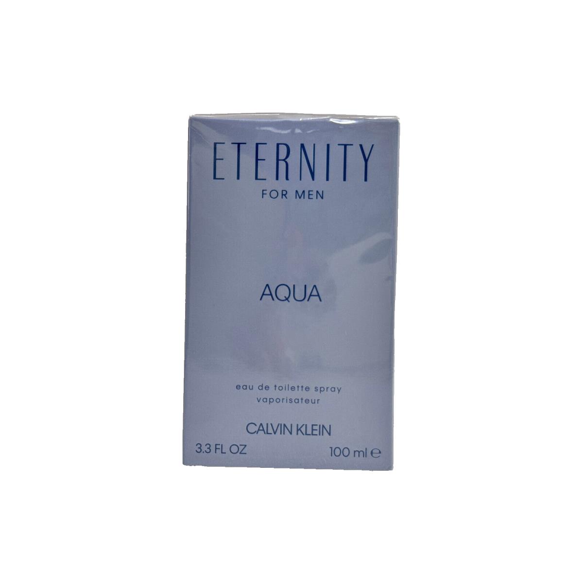 Calvin Klein Eternity Aqua For Men 3.3 oz Eau De Toilette Spray