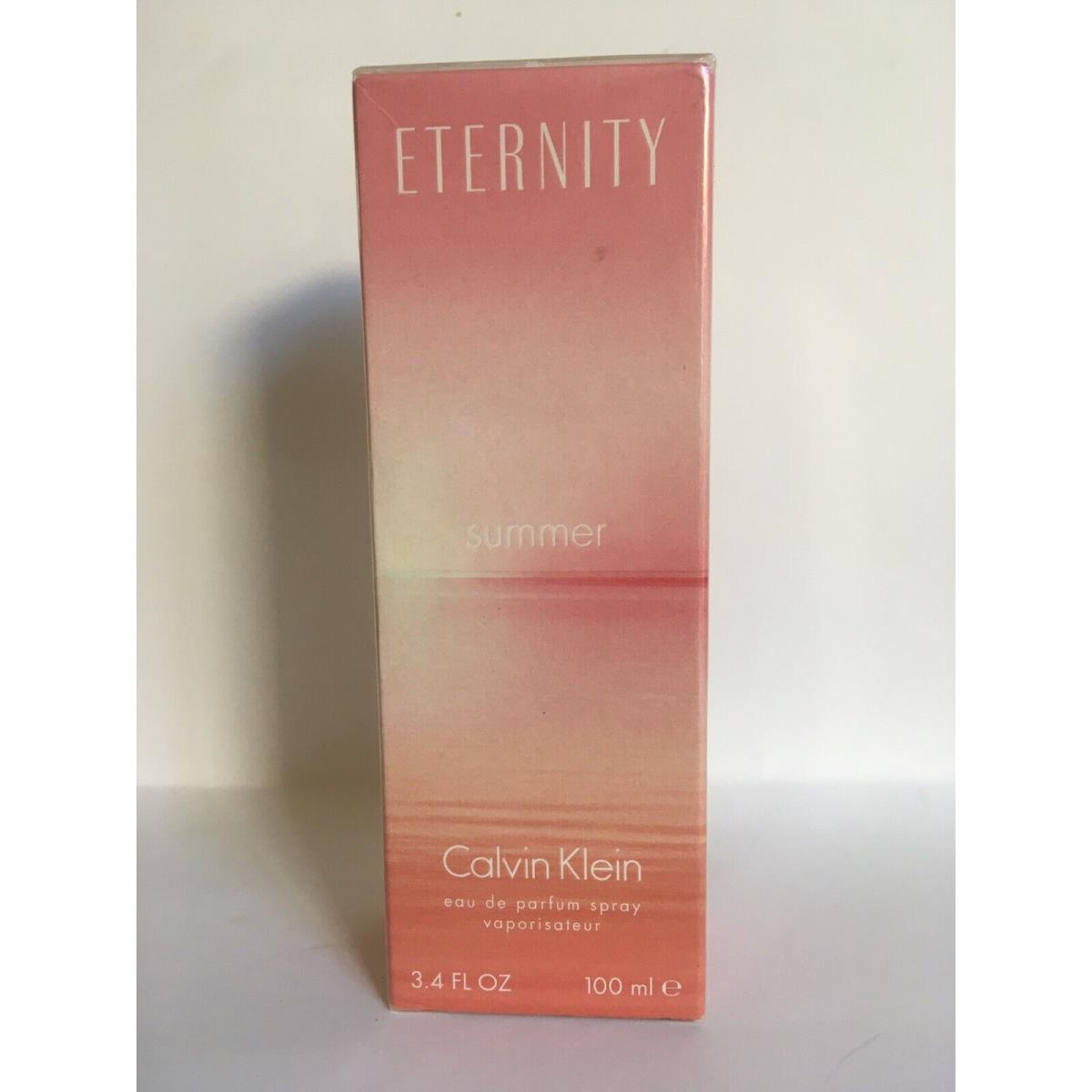 Calvin Klein Eternity Summer 2012 3.4 oz Edp Spray Women